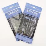 маска медицинская из нетканого материала одноразовая n3/sense/черная