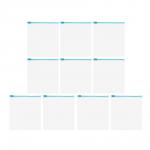 Пакеты с замком-слайдером тм VETTA, 20х30см, 50мкм, 3 литра, полиэтилен, 10шт