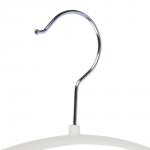 VETTA Вешалка с перекладиной, 40х21.5х1 см, пластик с покрытием Soft-touch, белая