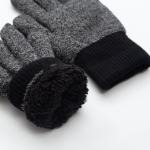 Перчатки мужские MINAKU «Меланж», размер 8-9, чёрные