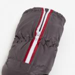 Варежки зимние детские MINAKU, коричневые, размер 16-17 (20 см)