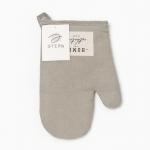 Варежка Этель «HOME», цвет серый, 26?16 см, 50%хл, 50%лен