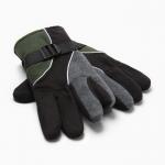 Перчатки мужские двухслойные MINAKU, 26 см, серые, хаки