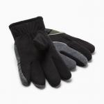 Перчатки мужские двухслойные MINAKU, 26 см, серые, хаки