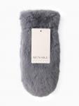 Варежки женские MINAKU, серые, размер 26?12 см
