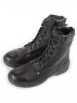 05-9011 BLACK Ботинки зимние мужские (натуральная кожа, искусственный мех)