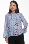Блуза Волшебный шифон (небесный)