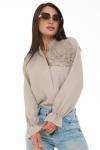 Блуза Модная Люкс (кремовый)