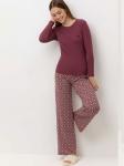 №Е20173 Пижама с брюками Геометрия
