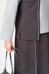 Костюм Aira Style 24132 серо-коричневый