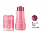 Alvin D`or Стойкий тинт 2 в 1 для губ и щек AD-59 в стике water jelly tint, т.03 розовый