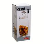 Банка для продуктов стеклянная 1500мл "Чешни" 97426B