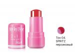 Alvin D`or Стойкий тинт 2 в 1 для губ и щек AD-59 в стике water jelly tint, т.04 персиковый