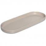 Блюдо керамическое "Perfetto" 25,8*10*2,6см, бежевое