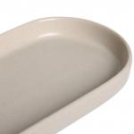 Блюдо керамическое "Perfetto" 25,8*10*2,6см, бежевое