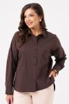 Блузка женская 114040 (Коричневый)