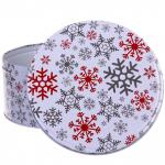 Банка жестяная "Снежинка" 1500мл 16,8*8см