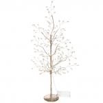 *Дерево декоративное "Волшебная ночь" 50 cм, (с подсветкой на батарейках 2хАА), Жемчуг