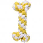 Игрушка - когтеточка для кошек и собак Косточка, цвет желтый