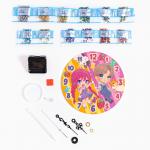 Алмазная мозаика для детей с частичным заполнением на часах «Малыши», 20?20 см