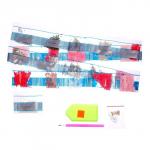 Алмазная мозаика с полным заполнением на подрамнике «Прекрасные цветы», 20?30 см