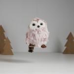 Интерьерная кукла текстильная «Совушка пушистик сиреневая», 11.5?7.7?10 см