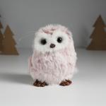 Интерьерная кукла текстильная «Совушка пушистик сиреневая», 11.5?7.7?10 см