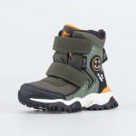 оливковый ботинки дошкольные Комбинирован.