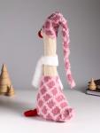 Интерьерная кукла текстильная «Гусь в розовом колпаке», 23?10?60 см
