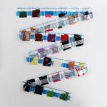 Алмазная мозаика с полным заполнением «Кот в цветах» 30?40 см, холст, ёмкость