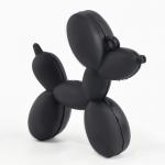 Алмазная мозаика на брелоке "Собачка" черный