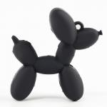 Алмазная мозаика на брелоке "Собачка" черный