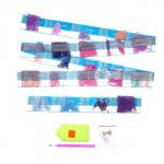 Алмазная мозаика с полным заполнением на подрамнике «Космическая девушка», 20?30 см