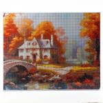 Алмазная вышивка полное заполнение «Пейзаж», на раме, 40?50 см