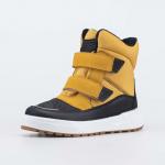 горчичный ботинки школьная Комбинирован.