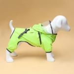 Комбинезон для собак, демисезонный с козырьком, размер XL (ДС 40, Ог 58, ОШ 43 см), зелёный