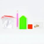 Алмазная мозаика с полным заполнением на холсте «Бабочки», 30?40 см