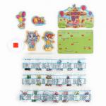 Алмазная мозаика для детей с частичным заполнением на фигурках «Милые Зверята»