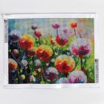 Алмазная вышивка полное заполнение «Полевые цветы», 30?40 см, на холсте