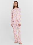 Пижама женская розовая с новогодним принтом Mark Formelle