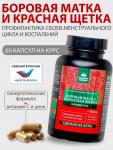 БОРОВАЯ МАТКА и КРАСНАЯ ЩЕТКА для женщин, с цинком, для женского здоровья, 60 капсул Простые решения