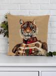 Аристократ Тигр Наволочка 45х45 см 2103076 Бельгия