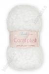 Пряжа "Coral plush" 100 гр (5 шт) SF-7843, белый