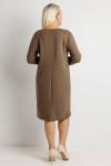 Платье женское  6162Н/05/Бежево-коричневый