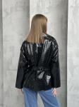 Куртка женская демисезонная 2010 (черный блестящий)
