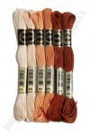 Набор ниток мулине (6 шт) SF-4104, №50