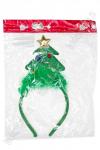 Новогодний ободок 23 см "Ёлочка" (SF-1708) зеленый