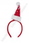 Новогодний ободок 23 см "Колпак" (SF-1708) красный