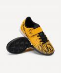 БЕЗ УПАКОВКИ Бутсы зальные JOGEL Rapido IN Yellow/black, детский