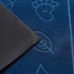 Коврик влаговпитывающий придверный без окантовки Доляна «Ножки и листочки», 38?58 см, цвет МИКС